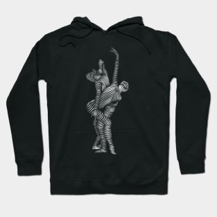 couple dancer silhouette Hoodie